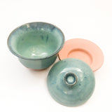Ensemble de Gaiwan bleu crépuscule - artisan local