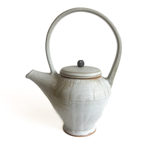 Théière blanche Pin enneigé  - Terre & Âme